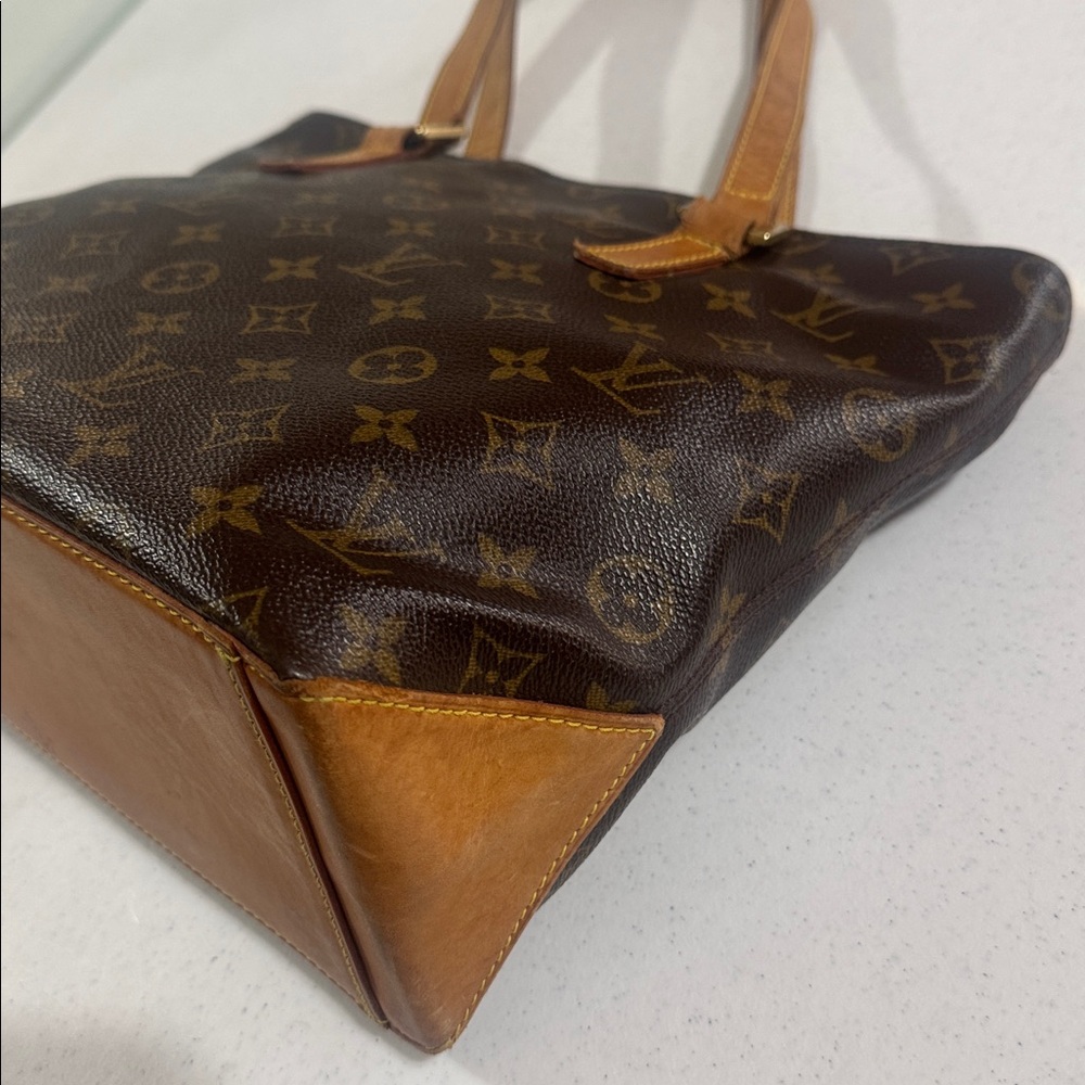 Louis Vuitton Cabas Piano Brown and Gold Monogram Tote Authentic - Picture 5 of 16
